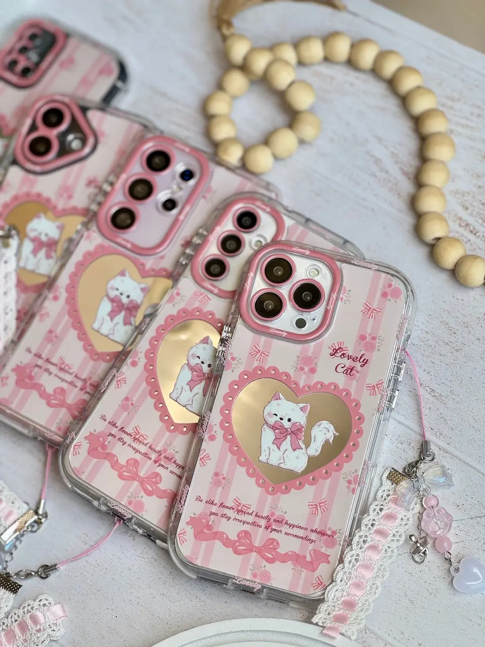 قاب گربه اشراف زاده با آویز آیفون ، سامسونگ ، شیائومی (کدC2039) - تصویر 2