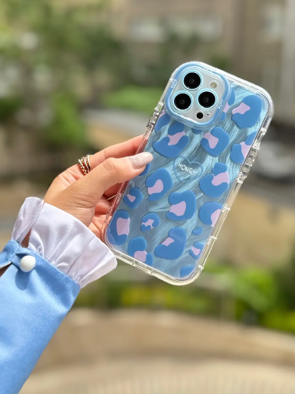 قاب پلنگی آبی پاستلی (کدC2001) - تصویر 6