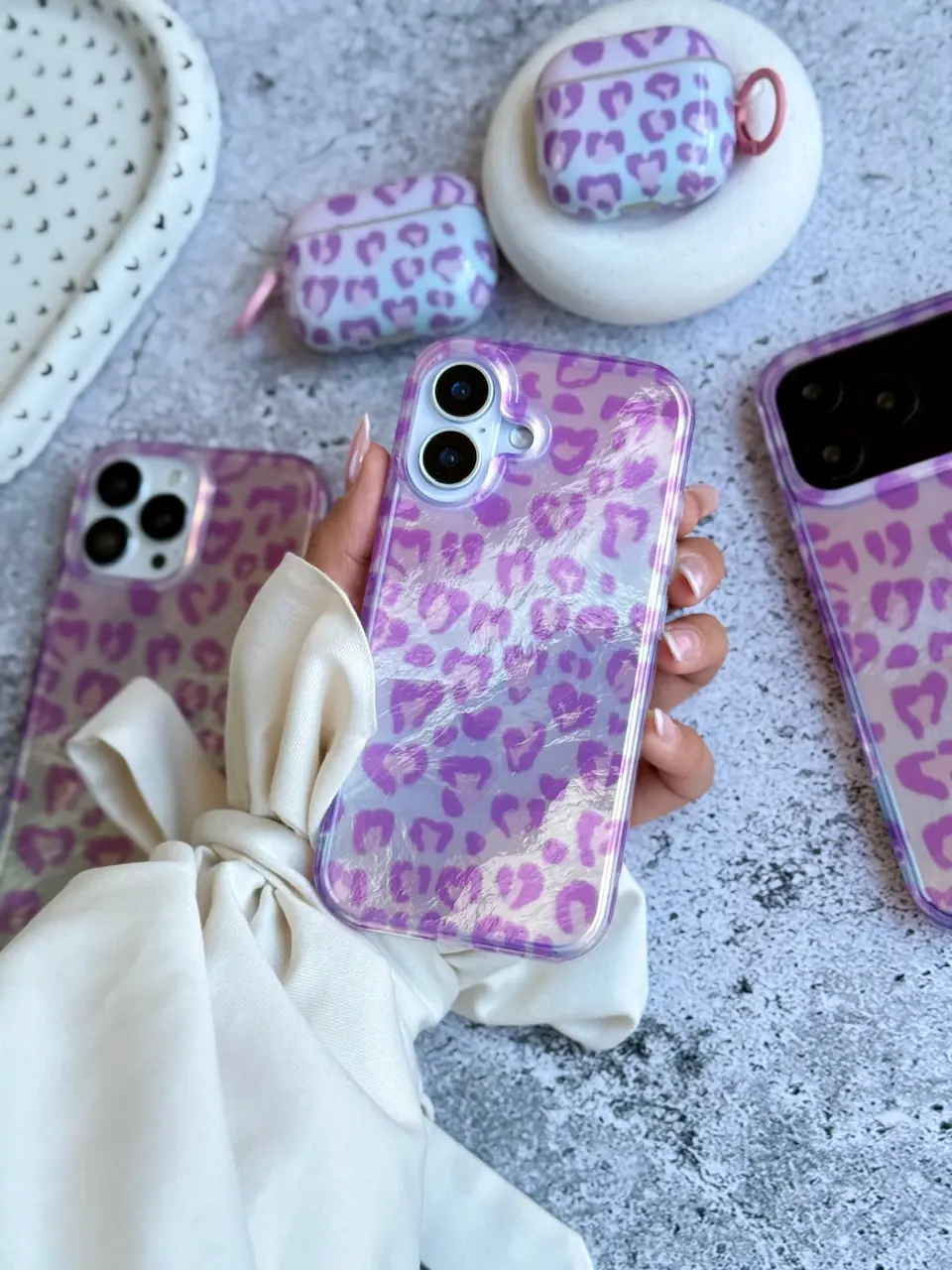 قاب پلنگی Violet (کدC2154) - تصویر 2