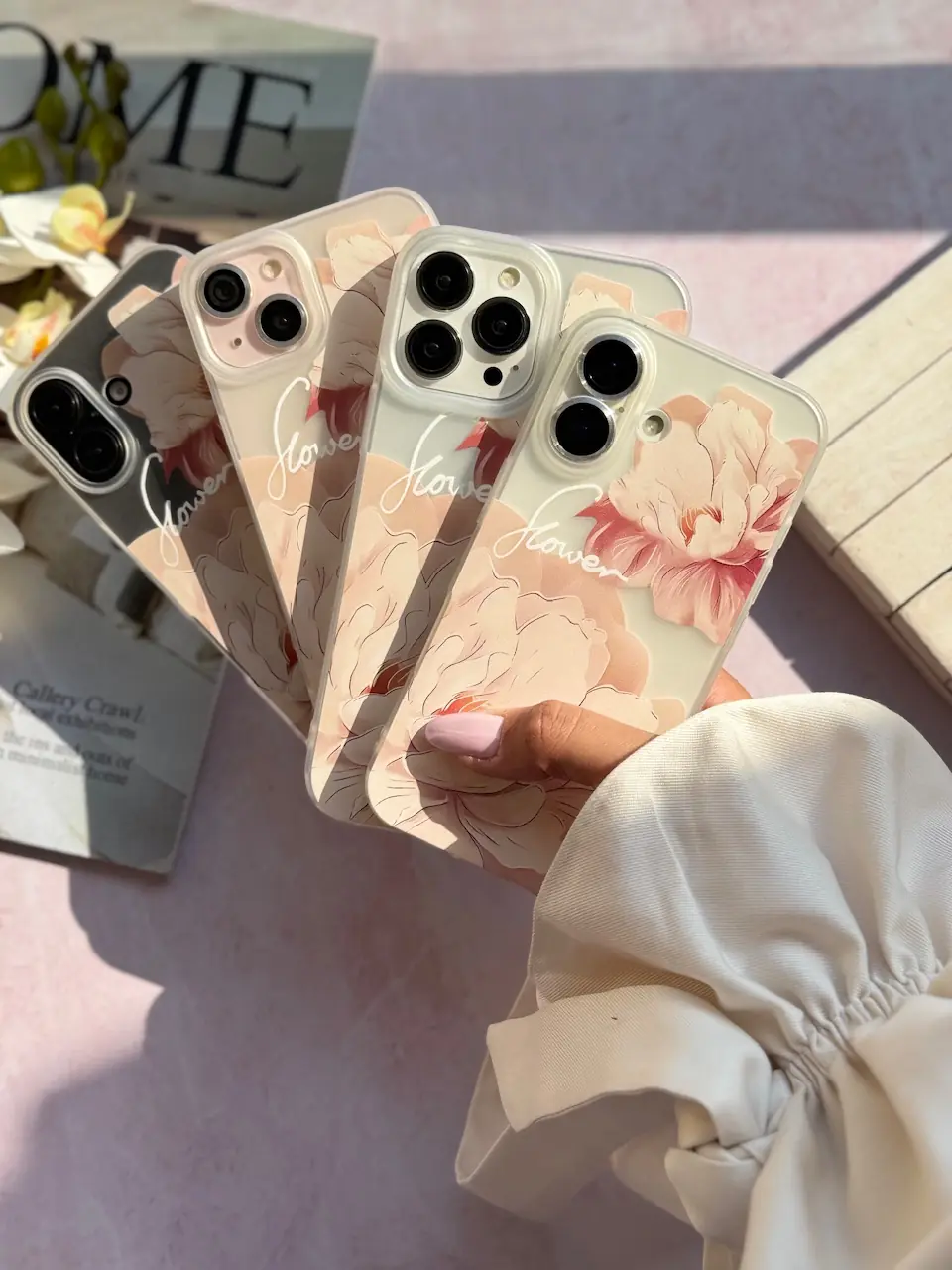 قاب Peony Flower (کدC2073) - تصویر 3