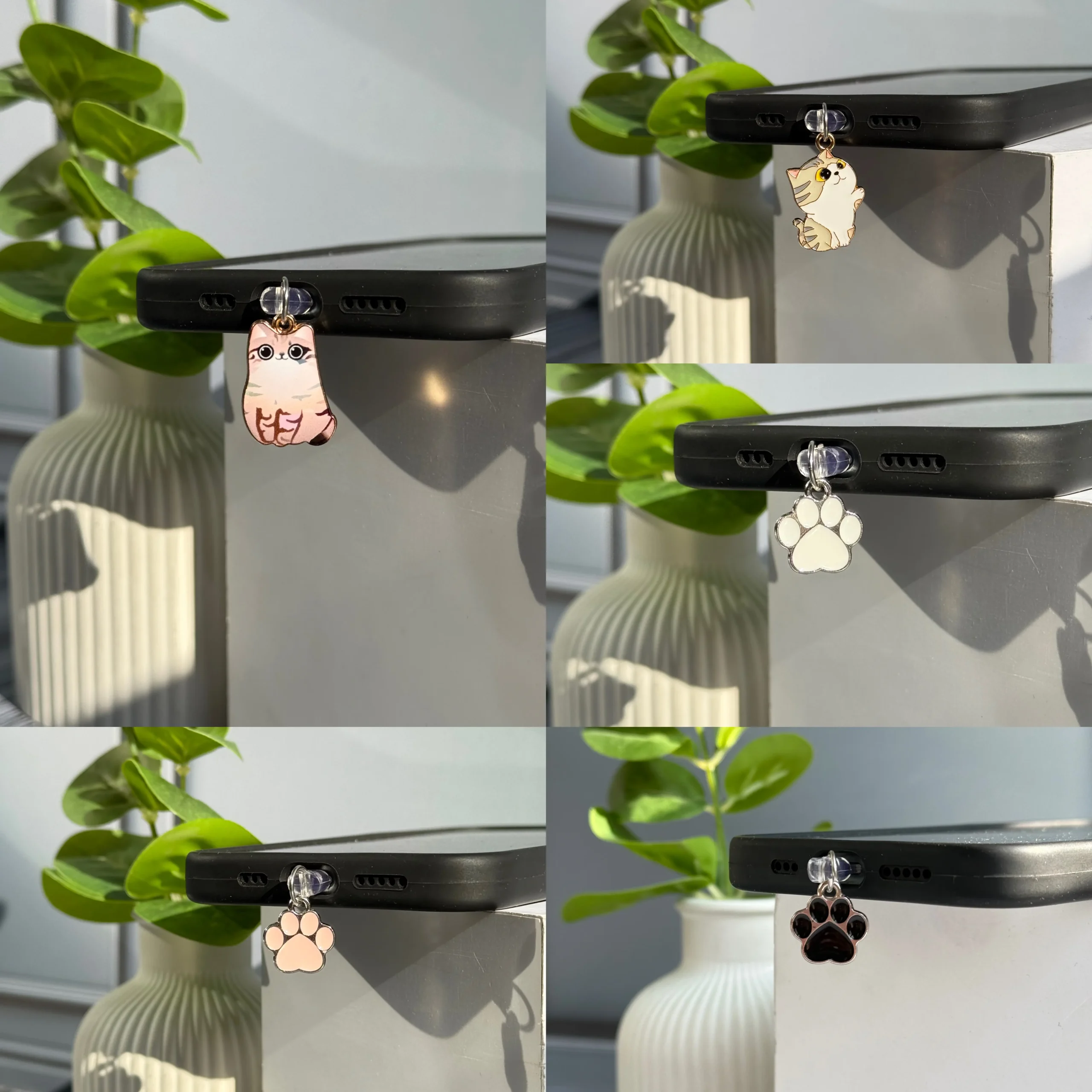 پلاگ فانتزی سوکت شارژ طرح سگ و گربه (کدa0305) - تصویر 2