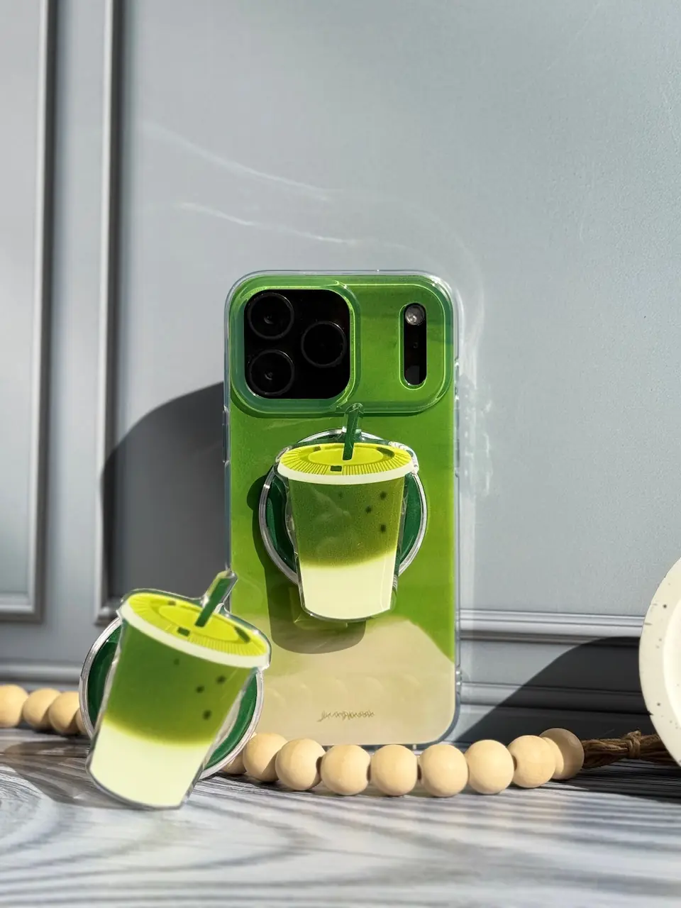 قاب ماچا مگ سیف دار با پاپ سوکت مگنتی (کدC2113) - تصویر 2